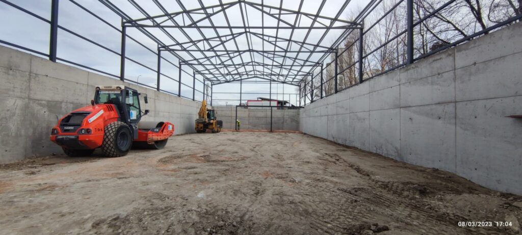 construcción llave en mano de una plataforma logística