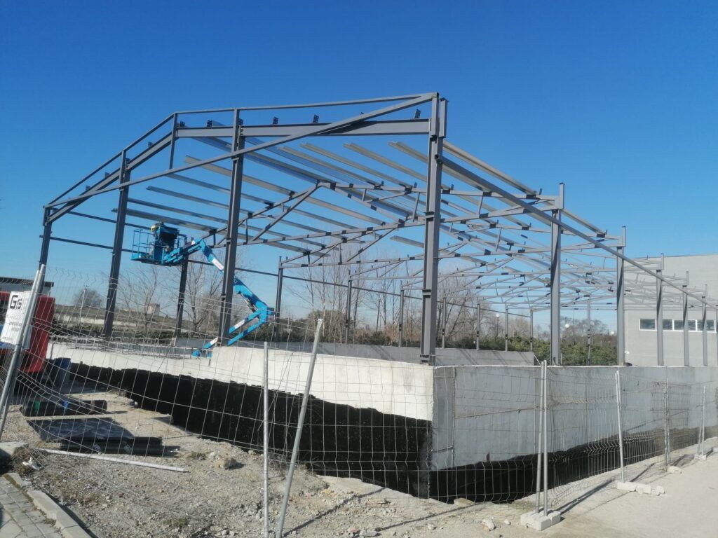 construcción llave en mano de una plataforma logística