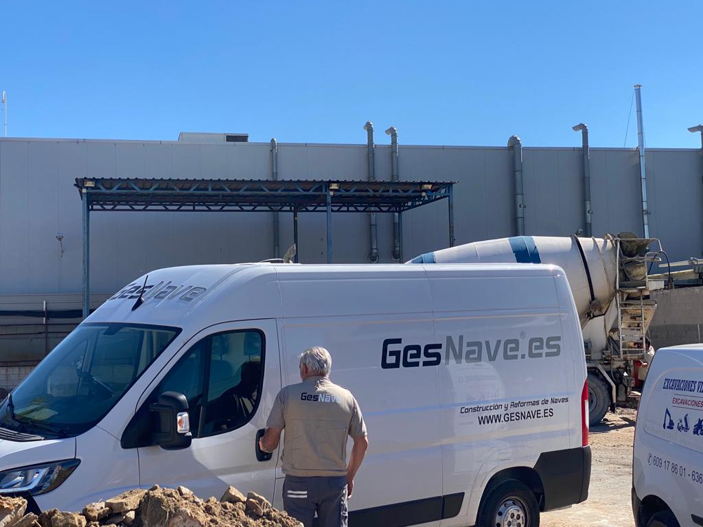 Medios de Gesnave para la construcción de la nueva plataforma logística tecnológica