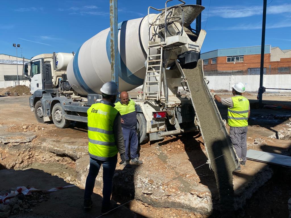 Encementado en Mejorada del Campo, Zaragoza
