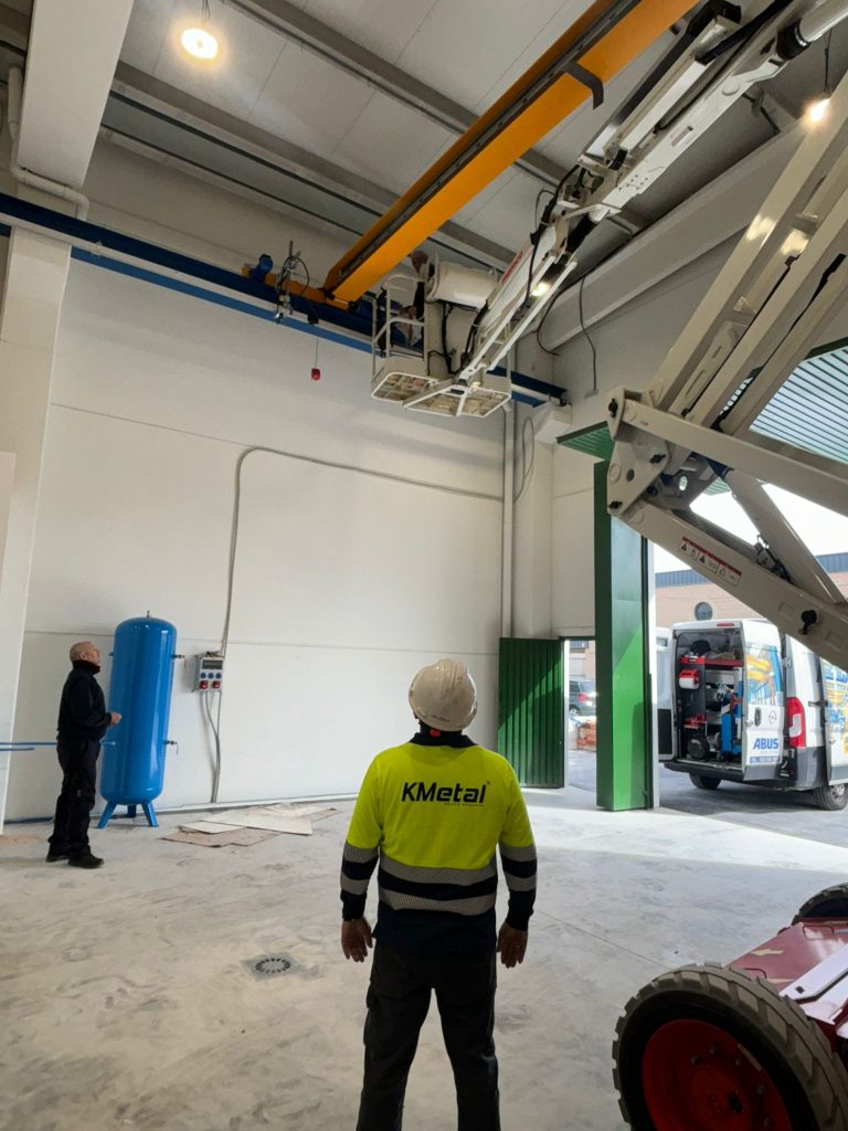 Instalación de un puente grúa desde el comienzo